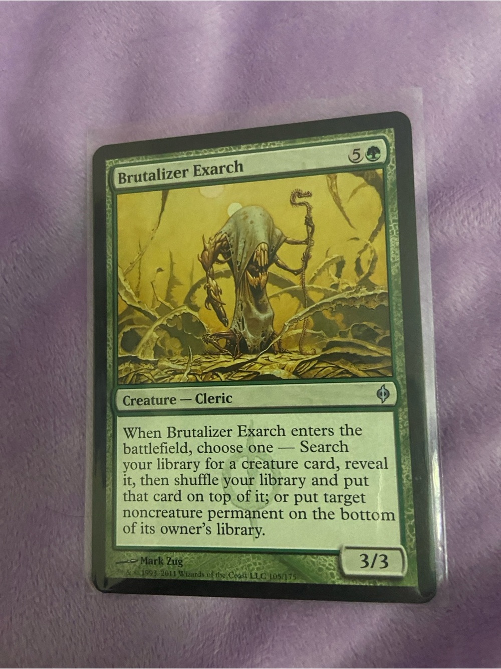 Brutalizer Exarch Green Magic: The Gathering Card - Green